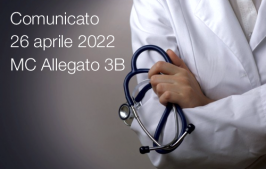 Comunicato INAIL 26 aprile 2022: MC Allegato 3B