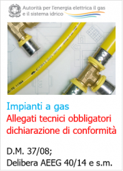 Dichiarazione di conformità e allegati obbligatori impianti gas Dichiarazione di conformità e allegati obbligatori impianti gas