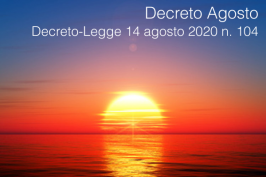 Decreto-Legge 14 agosto 2020 n. 104 Decreto-Legge 14 agosto 2020 n. 104