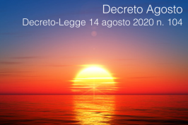 Decreto-Legge 14 agosto 2020 n. 104