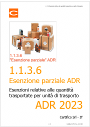 ADR: Il capitolo relativo alle ADR: Il capitolo relativo alle