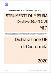 Dichiarazione UE di Conformità | Direttiva MID