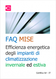 Efficienza energetica degli impianti di climatizzazione invernale ed estiva (FAQ)