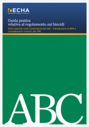 Guida pratica regolamento sui biocidi BPR Guida pratica regolamento sui biocidi BPR