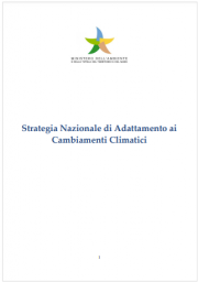 Strategia Nazionale di Adattamento ai Cambiamenti Climatici
