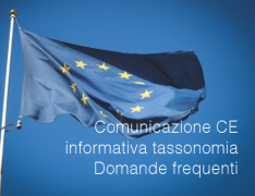 Comunicazione della Commissione atto delegato informativa tassonomia dell'UE