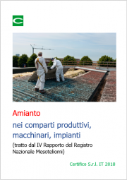 Amianto nei comparti produttivi, macchinari, impianti