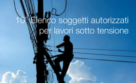 10° Elenco soggetti autorizzati per lavori sotto tensione