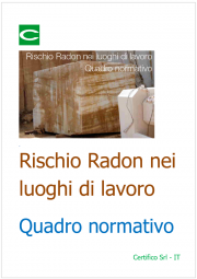 Rischio Radon luoghi di lavoro: quadro normativo