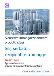 EN 617: Sicurezza immagazzinamento prodotti sfusi sili, serbatoi