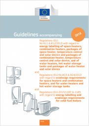 Guidelines Regulations (EU) n. 811-812-813-814/2013 and Regulations (EU) 2015/1187-1189