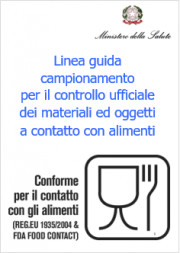 Linea guida campionamento e controlli materiali e oggetti contatto alimenti