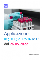 Applicazione Reg. (UE) 2017/746 (IVDR) dal 26.05.2022