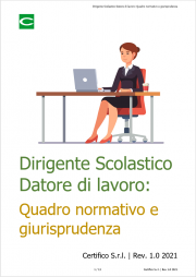 Dirigente Scolastico Datore di lavoro: quadro normativo e giurisprudenza