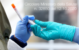 Circolare Ministero della Salute n. 32850 del 12.10.2020