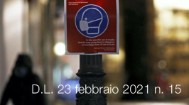 Decreto-Legge 23 febbraio 2021 n. 15