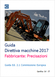 Guida Direttiva macchine 2017: precisazioni sul Guida Direttiva macchine 2017: precisazioni sul