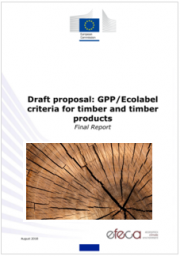 GPP/Ecolabel criteria for timber and timber products