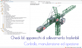 Check list controlli apparecchi di sollevamento trasferibili