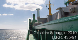 Circolare 8 maggio 2019 - D.P.R. 435/91