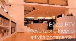 Bozza RTV attività commerciali in materia di prevenzione incendi