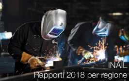 INAIL: Rapporti 2018 per regione