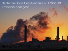 Sentenza Corte Costituzionale n. 178/2019 | emissioni odorigene 