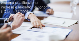 Definizione sistema di qualificazione imprese e lavoratori autonomi