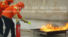 Nota VVF n. 4351 del 22 marzo 2023