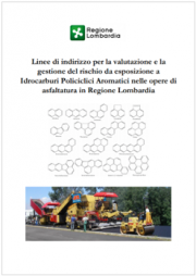 Linee guida valutazione rischio esposizione IPA asfaltatura Linee guida valutazione rischio esposizione IPA asfaltatura