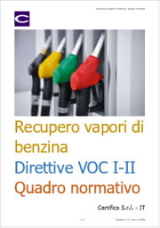 Recupero dei vapori di benzina | Quadro normativo