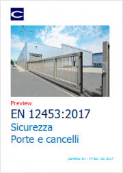 EN 12453:2017: Sicurezza dei cancelli industriali - Prove