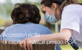 Modalità di accesso/uscita di ospiti e visitatori presso RSA Modalità di accesso/uscita di ospiti e visitatori presso RSA