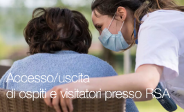 Modalità di accesso/uscita di ospiti e visitatori presso RSA