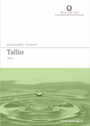 Scheda informativa dei parametri emergenti - Tallio Scheda informativa dei parametri emergenti - Tallio