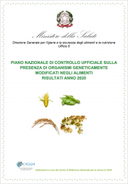 Piano nazionale di controllo ufficiale OGM negli alimenti | anno 2020 Piano nazionale di controllo ufficiale OGM negli alimenti | anno 2020