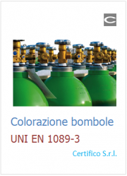 Colorazione Bombole UNI EN 1089-3: Fonte VVF