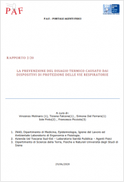 La prevenzione del disagio termico da DPI delle vie respiratorie