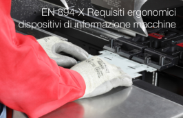 EN 894-X Requisiti ergonomici dispositivi di informazione macchine