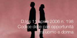 Decreto legislativo 11 aprile 2006 n. 198 Decreto legislativo 11 aprile 2006 n. 198