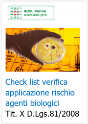 Check list verifica applicazione rischio biologico Titolo X D.Lgs. 81/2008