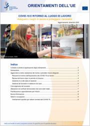 EU-OSHA: COVID-19 Ritorno al luogo di lavoro | Update 12.2020 EU-OSHA: COVID-19 Ritorno al luogo di lavoro | Update 12.2020
