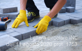 Lettera circolare INL dell'11 agosto 2020 prot. 1753 