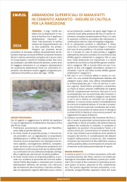 Abbandoni superficiali di manufatti in cemento amianto Abbandoni superficiali di manufatti in cemento amianto