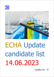 ECHA: Update candidate list 14.06.2023