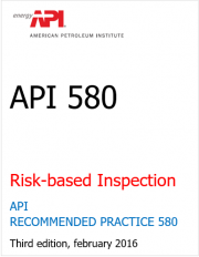 API 580 - Risk Based Inspection API 580 - Risk Based Inspection