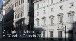 Consiglio dei Ministri n. 90 del 14 Gennaio 2021