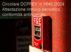 Circolare DCPREV prot. n.1640 del 1° febbraio 2024 Circolare DCPREV prot. n.1640 del 1° febbraio 2024