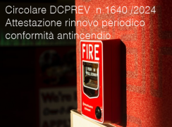 Circolare DCPREV prot. n.1640 del 1° febbraio 2024