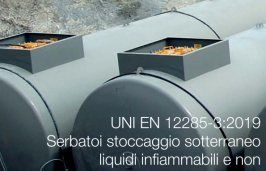 UNI EN 12285-3:2019 Serbatoi in acciaio fabbricati in officina